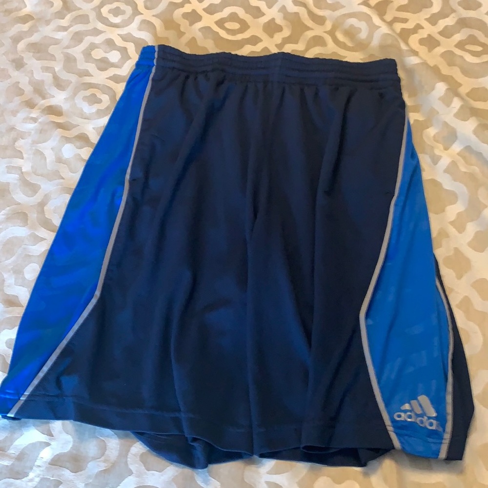 Adidas Men’s Blue Large Basketball Shorts